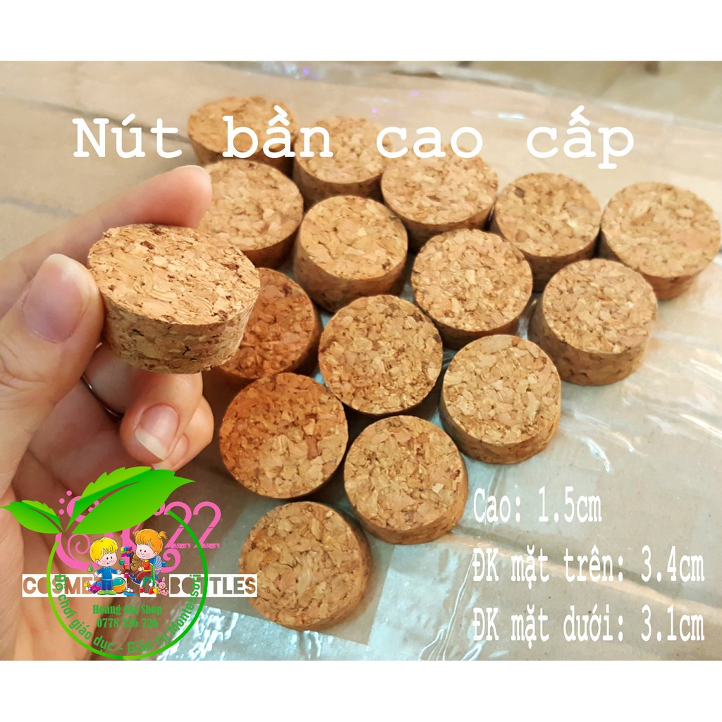 THCS - Set 4 Nút bần cho bé tập đóng đinh hoặc nút bình