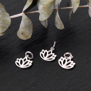 [S925] Charm bạc treo hoa sen - MH162 MOCHUONG JEWELRY