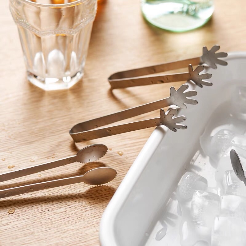 KẸP GẮP THỨC ĂN MINI BẰNG THÉP KHÔNG GỈ