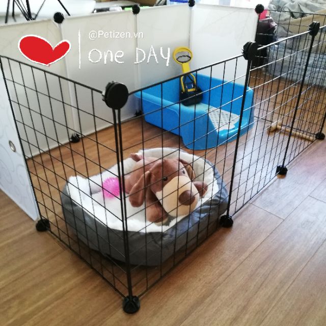 [Bán lẻ] Tấm lưới sắt, Tấm nhựa, chốt khóa tạo chuồng quây thông minh