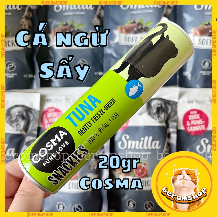 THỊT SẤY CHO MÈO COSMA 3 VỊ NHẬP ĐỨC GIÁ CỰC RẺ