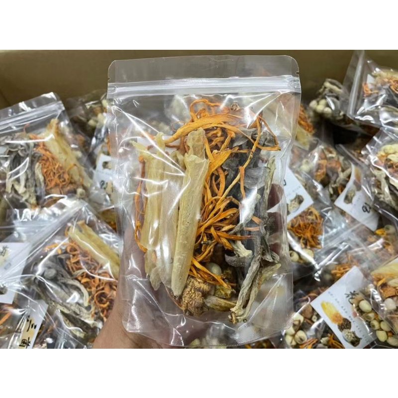 Set Canh phá cáo kèm nấm quý