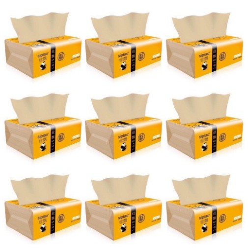 Thùng 30 gói giấy ăn gấu trúc Sipiao chính hiệu