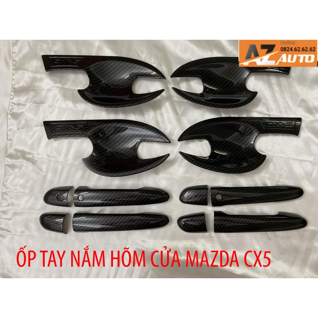 ỐP TAY NẮM , HÕM CỬA CACBON CX5 2018-2021 - hàng cao cấp