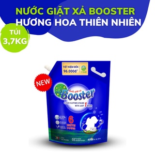 [Mới] Nước giặt xả Booster hương hoa thiên nhiên Túi 3,7kg