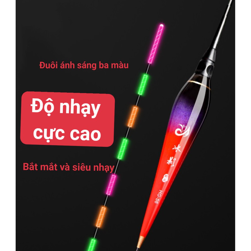 Phao Câu Đài Thông Minh Đổi Màu Cánh Buồm Đại Lý Đồ Câu Cá  nano câu đêm cảm ứng đổi màu Cao Cấp