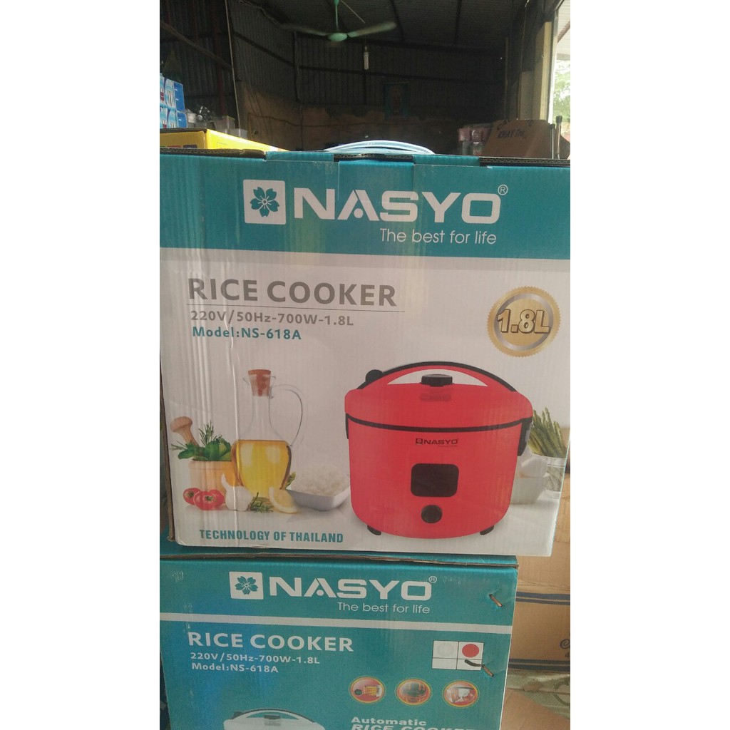 {SHOP YÊU THÍCH} [RẺ VÔ ĐỊCH] sỉ nồi cơm điện Nasyo rice cooker(1.8l)