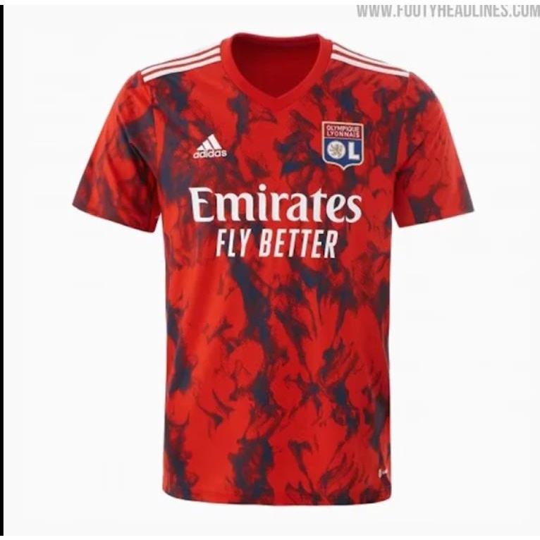 Áo Bóng Đá Màu Đỏ Lyon 2022 / 23 Chất Lượng Cao