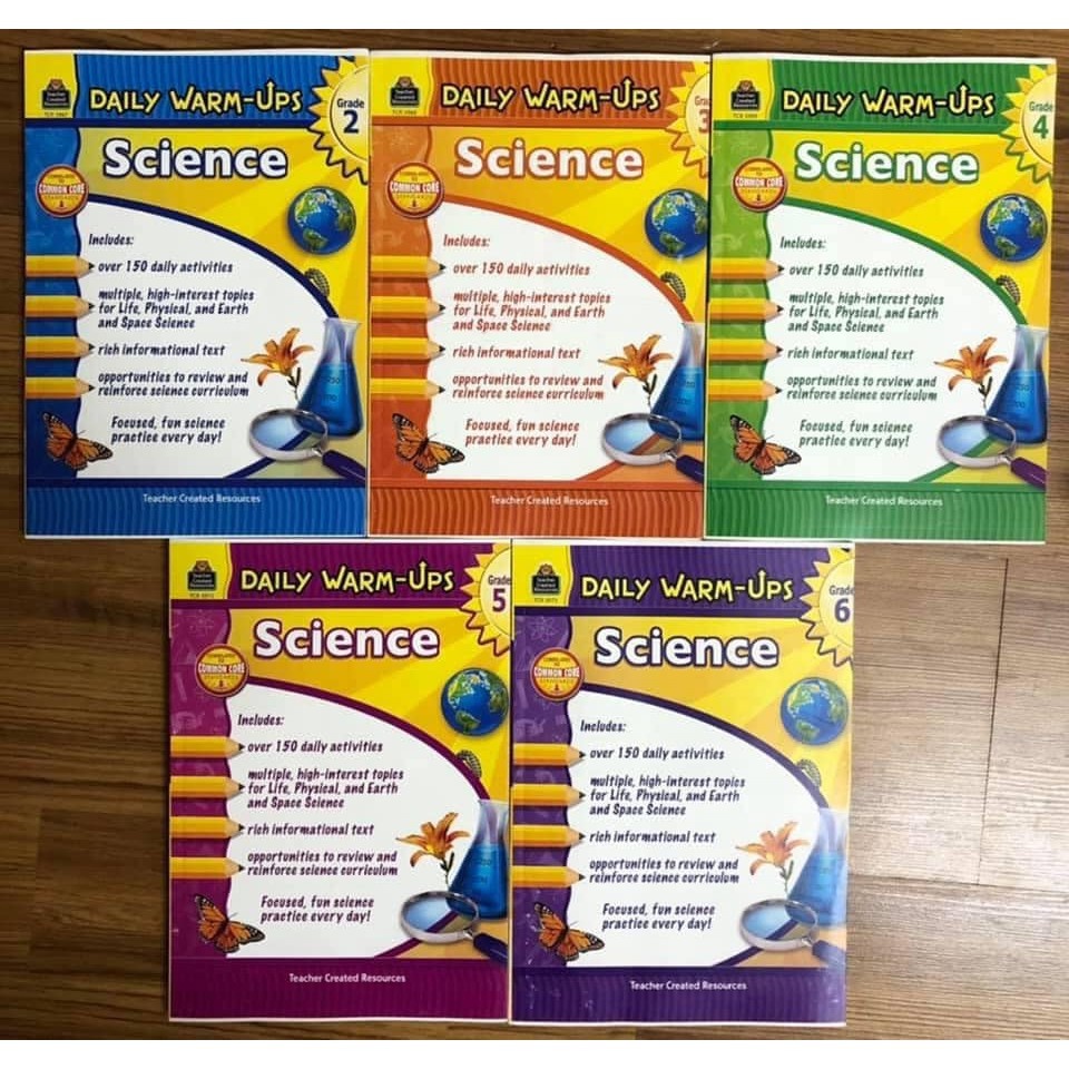 [Freeship]Bộ đẹp 5c - DAILY WARM-UPS SCIENCE