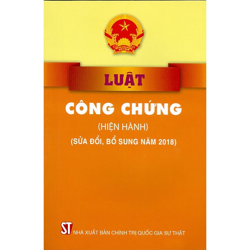 Sách - Luật công chứng hiện hành (B20)