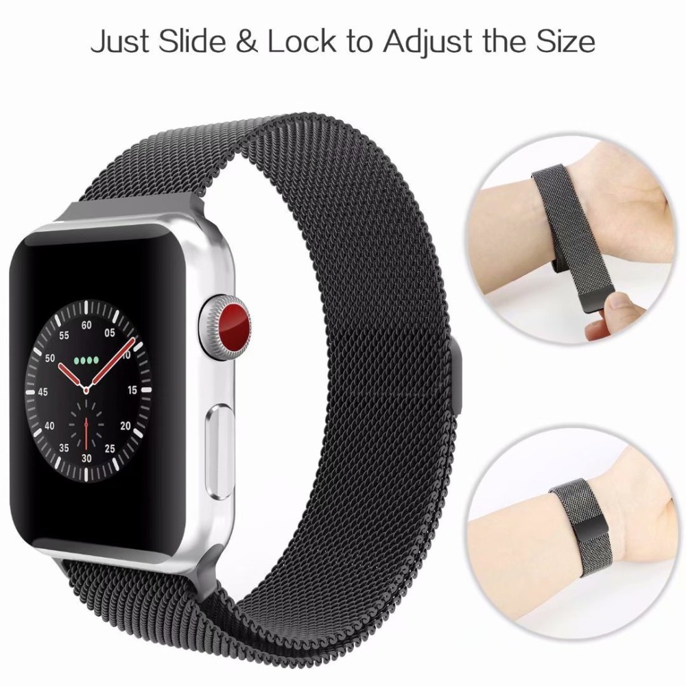 Ngụy trang Milanese Loop Apple Watch Milan Strap 6 dây đeo nhiều màu Nối 38mm/40mm/41mm 42mm/44mm/45mm Dây đeo bằng thép không gỉ cho iwatch Series 5 4 3 2 1 6 SE