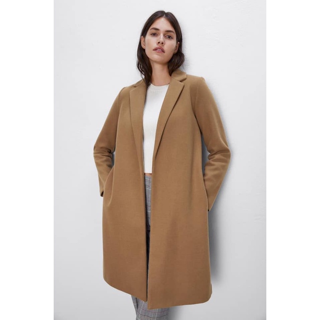 [Mã 2611THTRANG100K hoàn 10% xu đơn 99K] Áo khoác dạ ép đơn giản ZR WOMAN | BigBuy360 - bigbuy360.vn