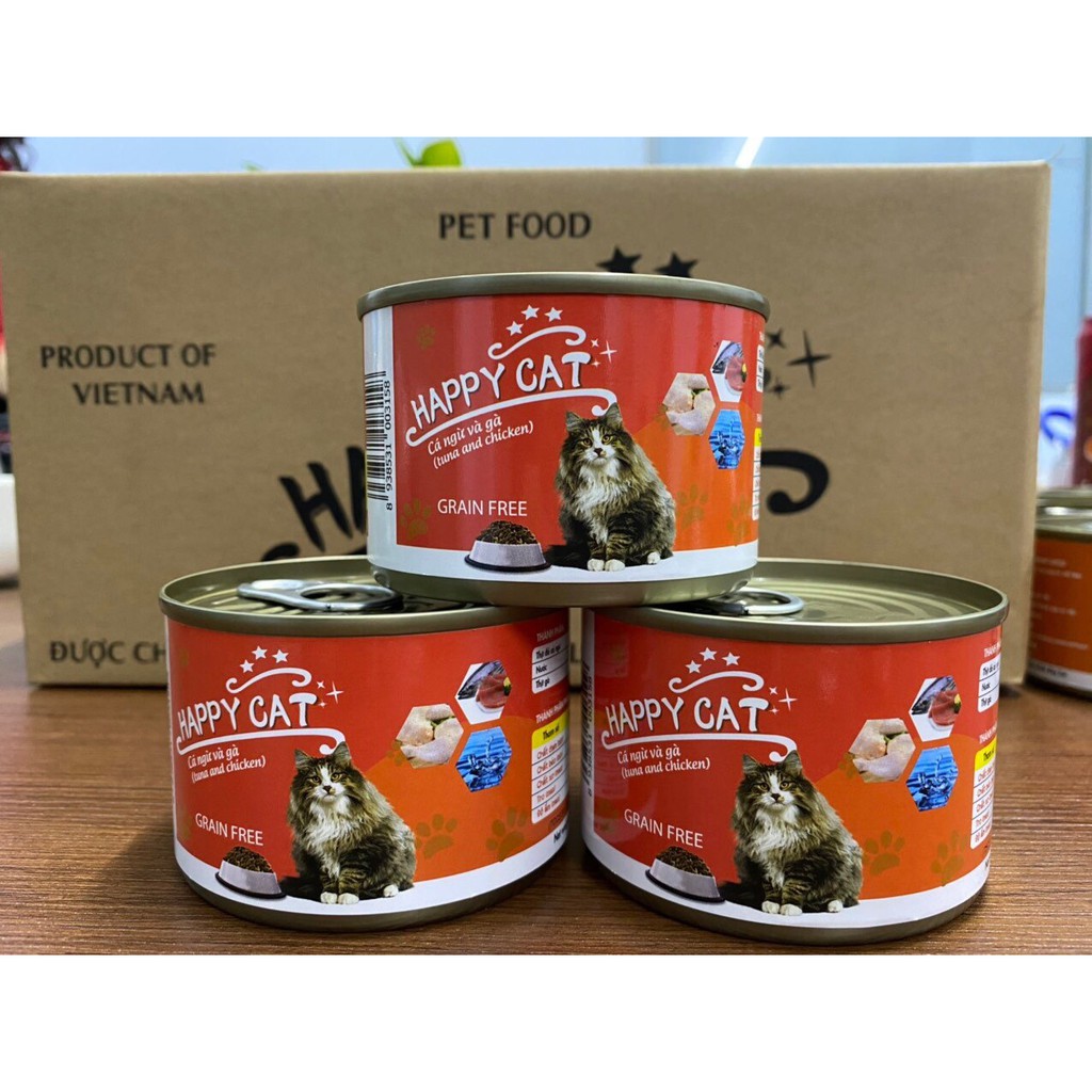 [Rẻ vô địch] [Có sẵn] Pate Happy Cat 160gr cho mèo