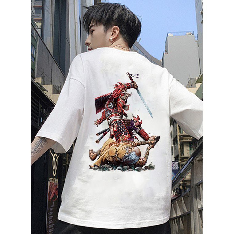 Áo thun unisex form rộng phong cách Nhật Bản đẹp độc lạ vải dày mịn 2019T1623