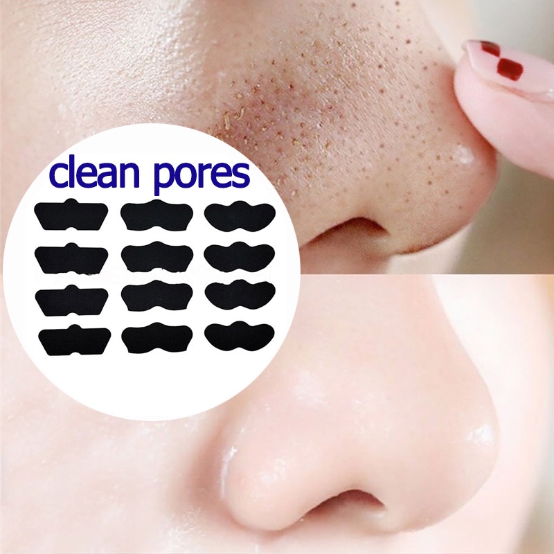 Set 10 Mặt Nạ Than Tre Lột Mụn Đầu Đen Làm Sạch Sâu Cho Mũi