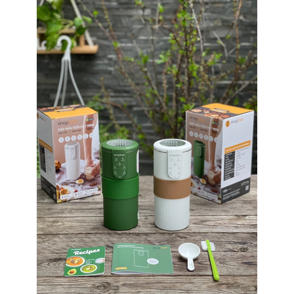 Máy làm sữa hạt mini Snapbee nấu sữa hạt,xay sinh tố ,nấu cháo,dễ vệ sinh