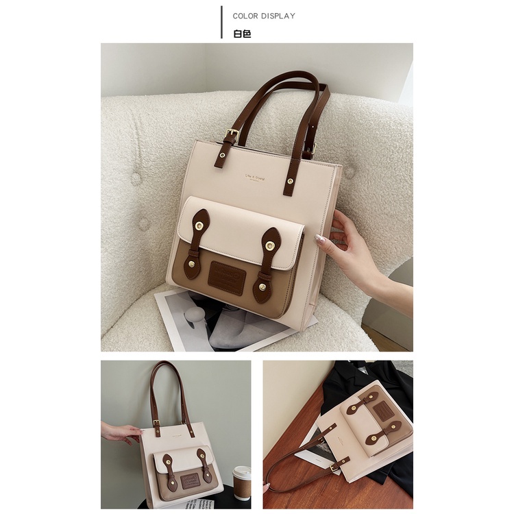 Túi đeo vai Tote Túi xách nữ đeo chéo kẹp nách công sở đi làm đi chơi đựng laptop giấy A4 da PU cao cấp