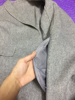 Áo khoác dạ ép lông cừu 1 lớp
