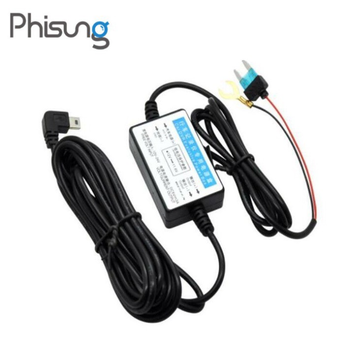 Sản phẩm  Dây đấu nguồn Camera Hành Trình Mini USB Cắm Trực Tiếp Bình Ắc Quy 5V 3A – Dây nguồn trực tiếp ..