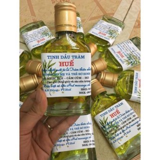 Tinh dầu tràm Huế nguyên chất lọ dẹt 100ml GT001
