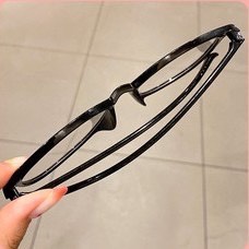 Mắt kính gọng vuông tròn trong suốt NPPK006