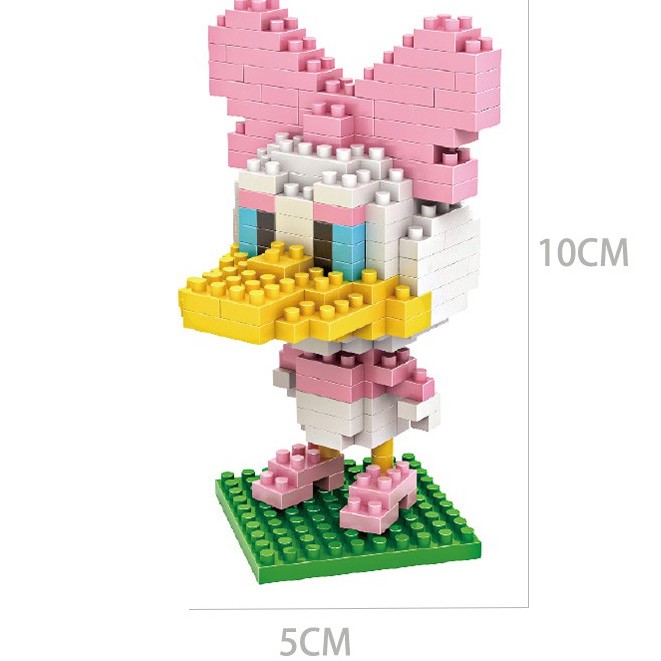 Bộ đồ chơi lắp ráp các chi tiết hình vịt Donald ngộ nghĩnh cho bé