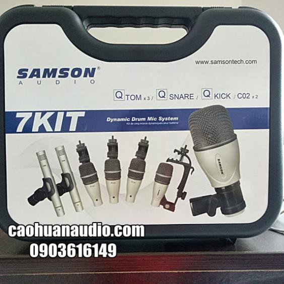 SIÊU RẺ--Bộ 7 micro trống Samson 7kit / Micro Drum