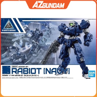 Mô Hình Lắp Ráp 30MM eEXM-21 RABIOT [NAVY] Tỉ Lệ 1/144 Chính Hãng Bandai Đồ chơi nhân vật Gundam Anime Model Kit