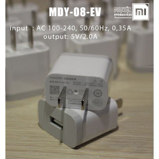 Củ sạc nhanh Xiao.mi 5V/2A MDY-08-EV