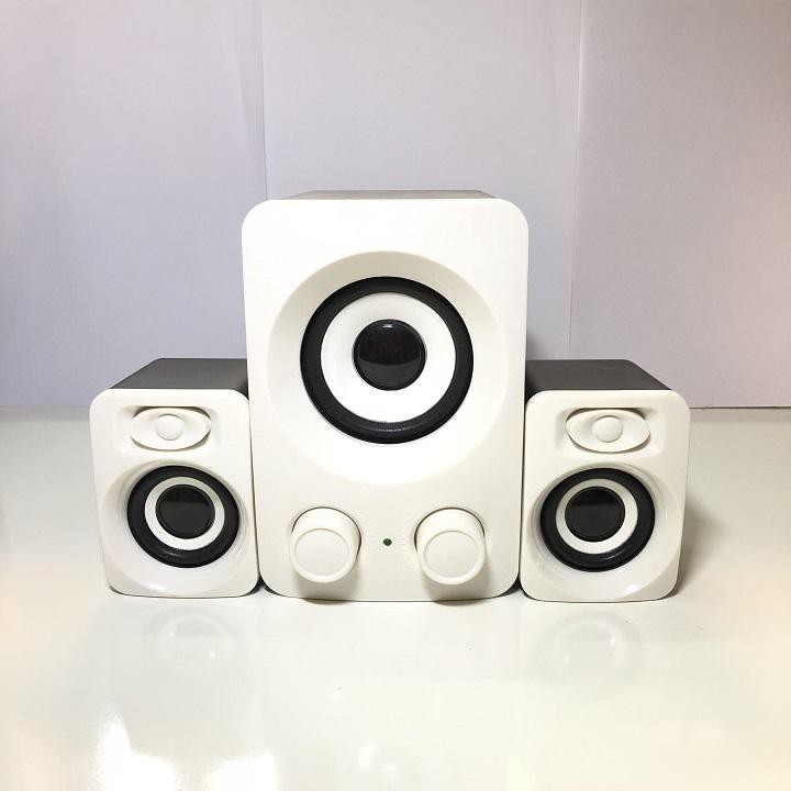 Loa Nghe nhạc Q7 Speakers dùng cho máy tính, điện thoại, tivi bass khỏe được thiết kế sang trọng để phòng bàn làm việc