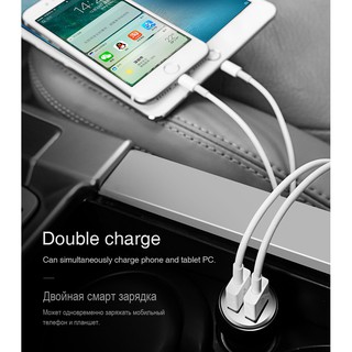 CÓC SẠC XE HƠI 2 CỔNG HOCO Z7