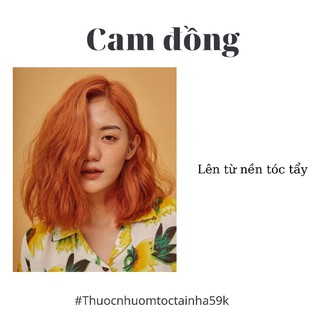 Thuốc Nhuộm tại nhà Màu Cam Đồng