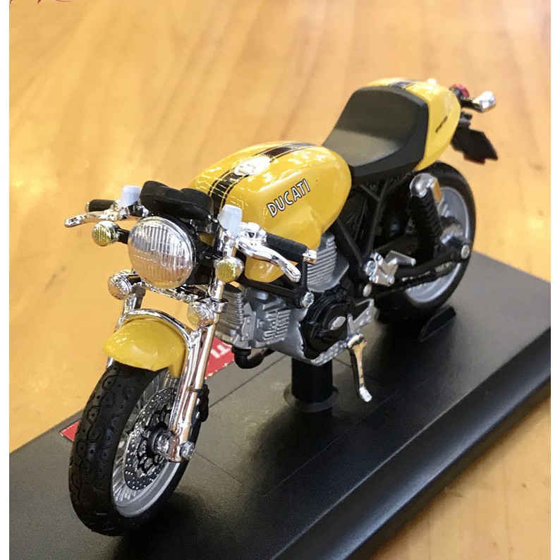 MÔ HÌNH XE MOTO Ducati Sport 1000 YELLOW | MAISTO tỷ lệ 1:18