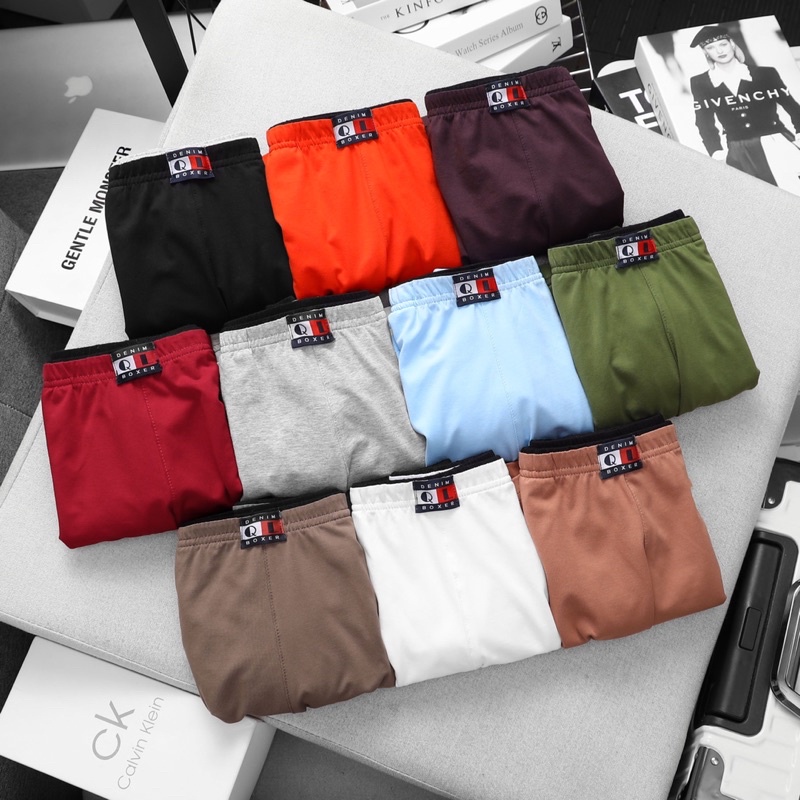 Quần Đùi Nam Denim - Có Túi - Thun Cotton 100% - Trơn, nhiều màu sắc