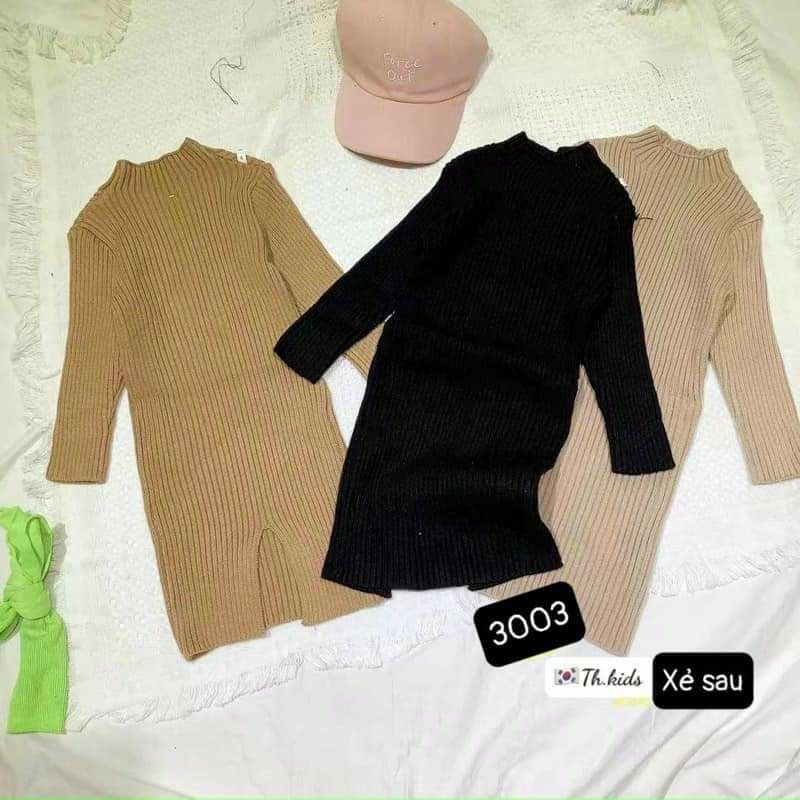 Váy len body cho bé