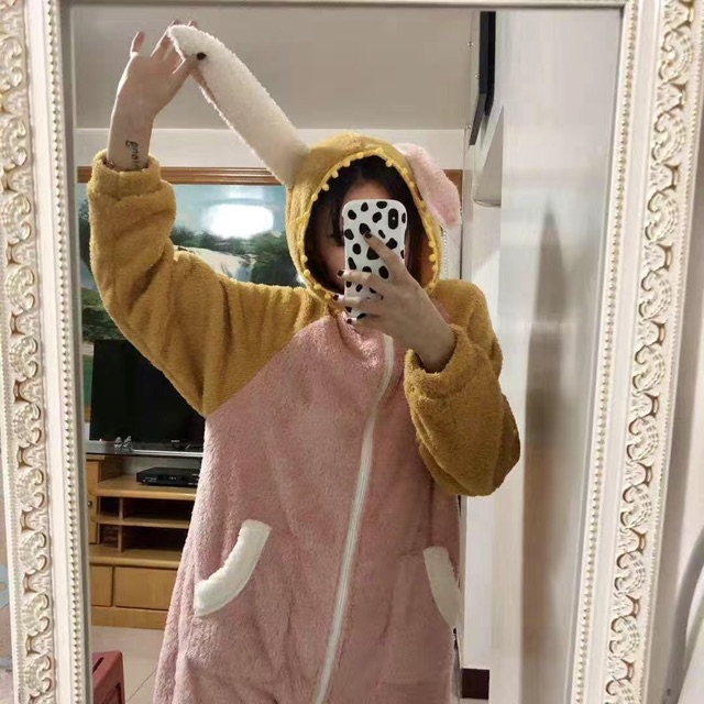 Bộ ngủ liền thân hình dáng con thỏ 🐰🐇