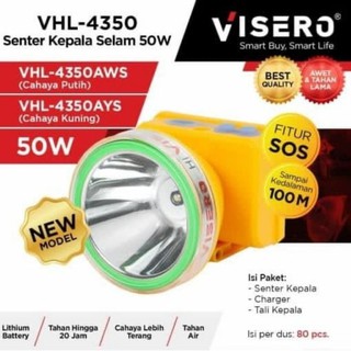 Đèn pin đeo đầu Visero 50W / Visero VHL-4350 / VHL4350 50W