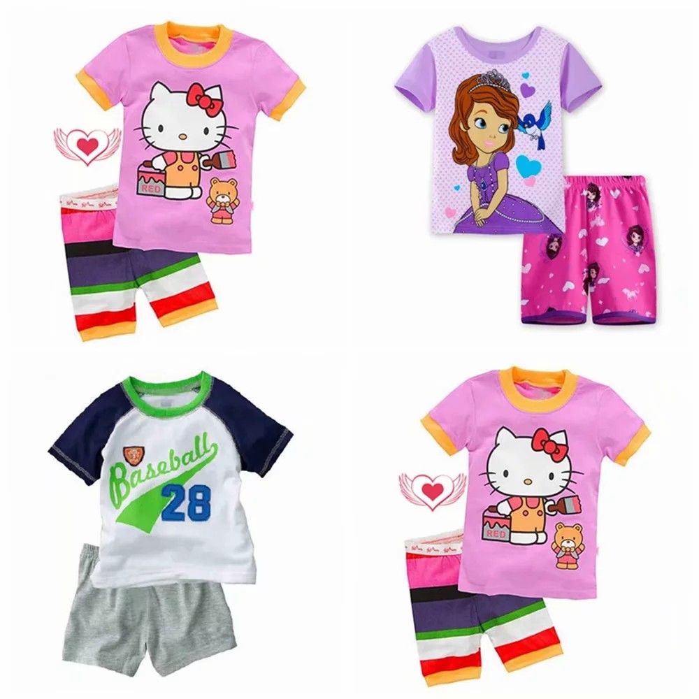 Đầm ngủ in hình Hello Kitty dễ thương cho bé gái