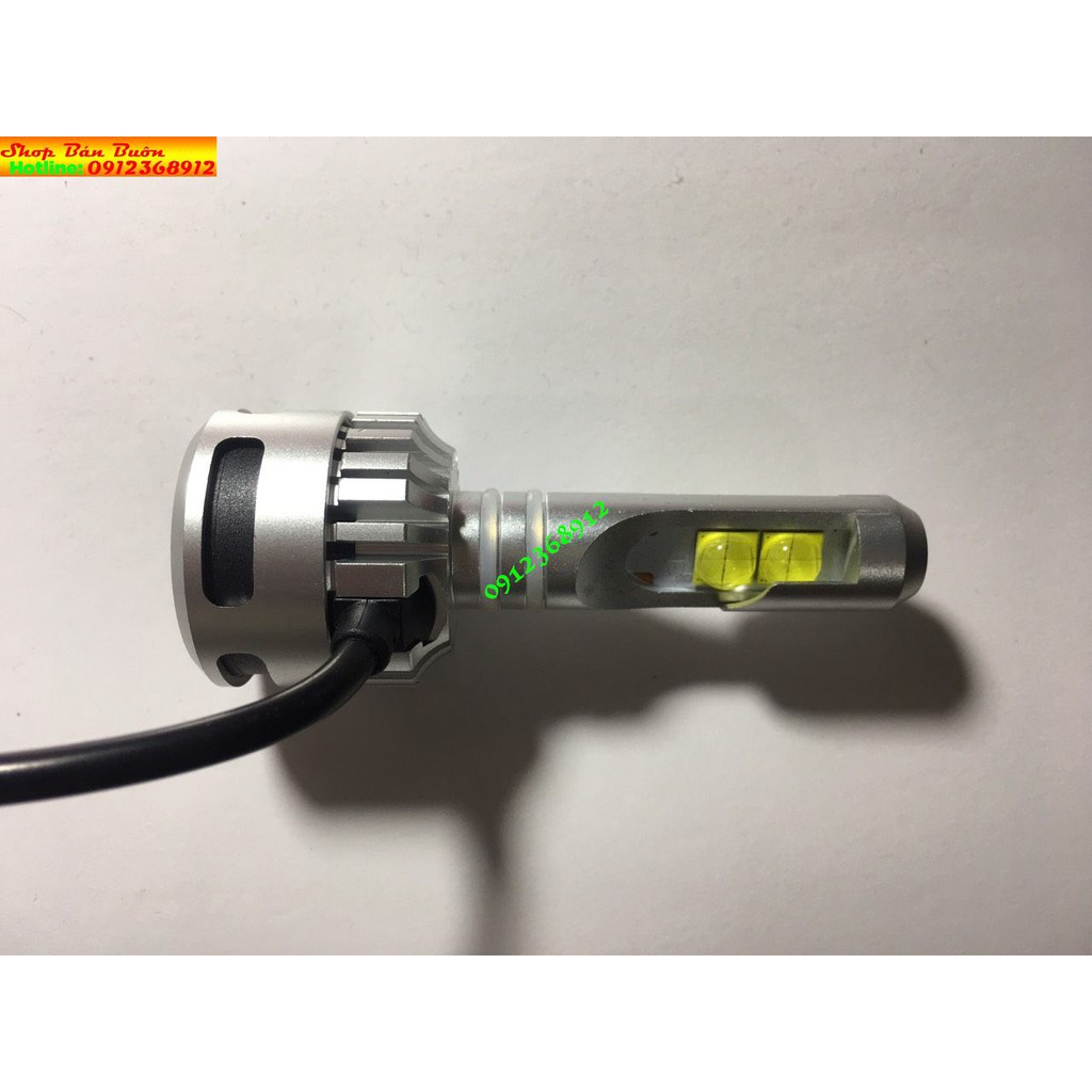 ĐÈN PHA LED X70-XHP70 SIÊU SÁNG CHÂN H4 GẮN CHO XE MÁY- OTO (GIÁ 1 BÓNG)