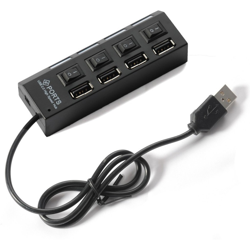 Hot Hub Usb 4 cổng có Công tắc nguồn Tốt