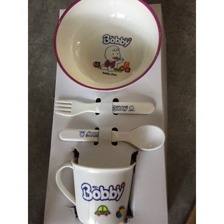 Bộ bát ăn dặm và cốc thìa bobby