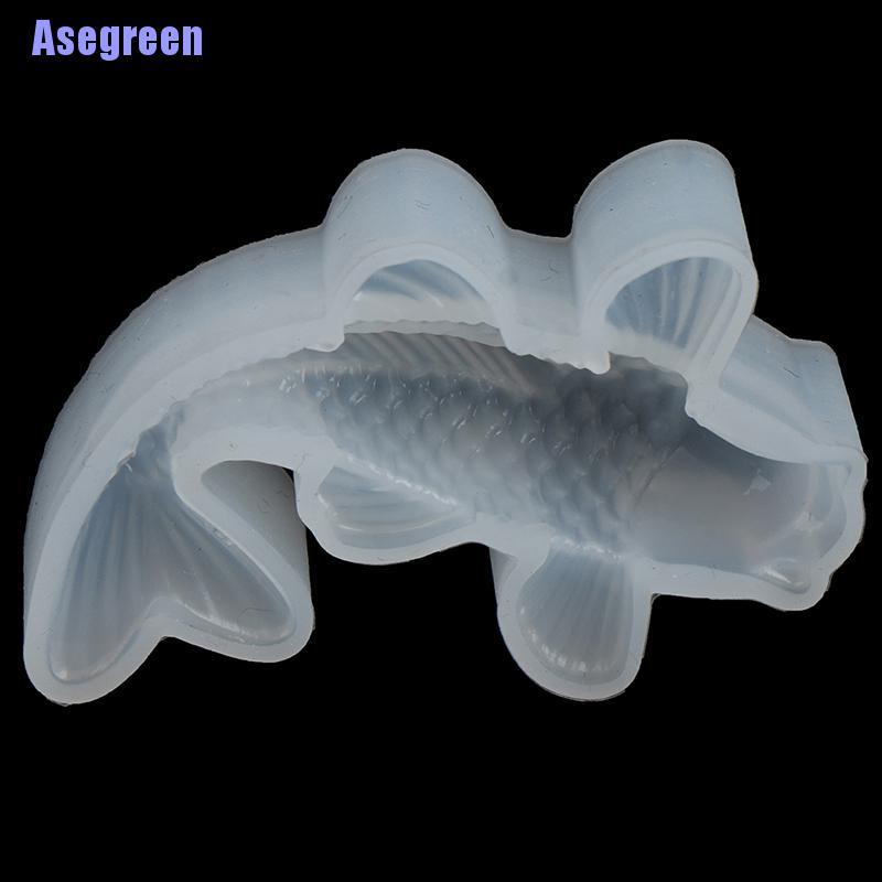 Khuôn Làm Bánh Chất Liệu Silicone Tự Làm Hình Cá Koi May Mắn 3d