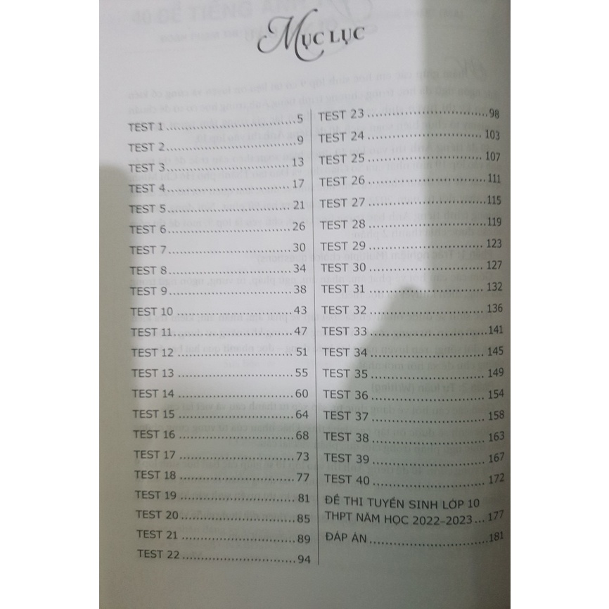 Sách - 40 Đề Tiếng Anh thi vào lớp 10