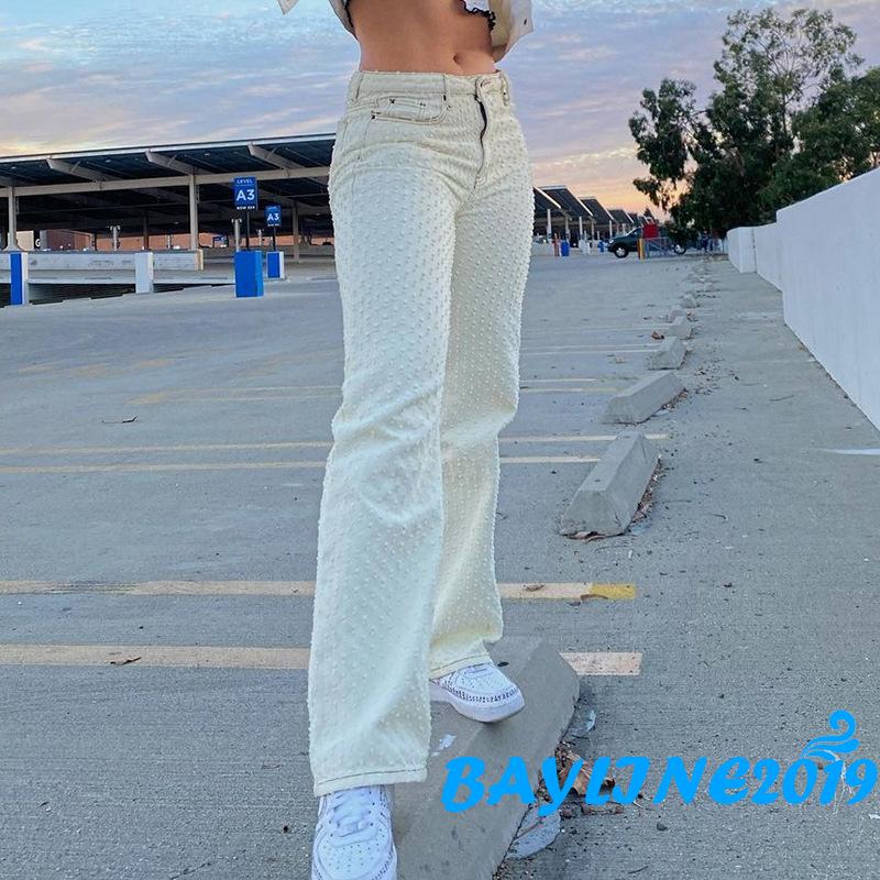 Quần Jeans Nữ Lưng Cao Thời Trang Cá Tính | BigBuy360 - bigbuy360.vn