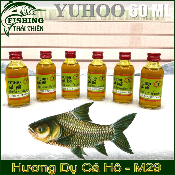 Tinh Mùi Câu Cá Hương Cá Hô Chuyên Dùng Câu, Dụ Siêu Nhạy Chai 60ml Xuất Xứ Thái Lan