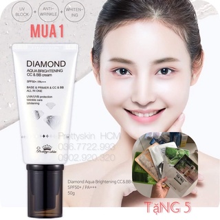(Tặng ngay 5 mask korea ) Kem chống nắng diamond che khuyết điểm,dưỡng da