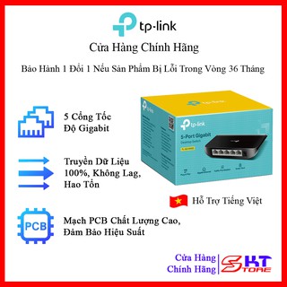 Bộ Chia Mạng Switch Vỏ Nhựa 5 Cổng RJ45 Tp-Link TL-SG1005D - Hàng Chính Hãng