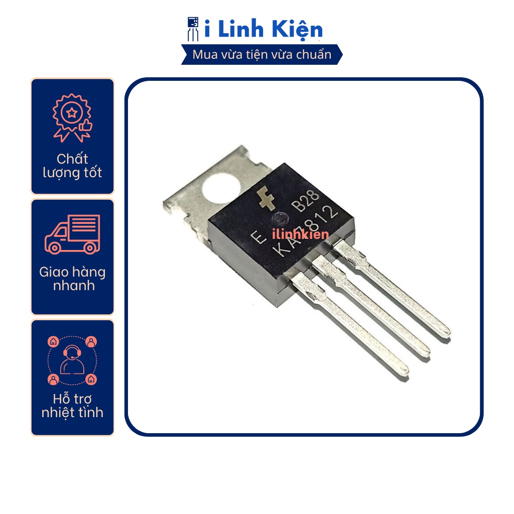 KA7812 ổn áp 1.5A 12V TO-220 chính hãng Fairchild
