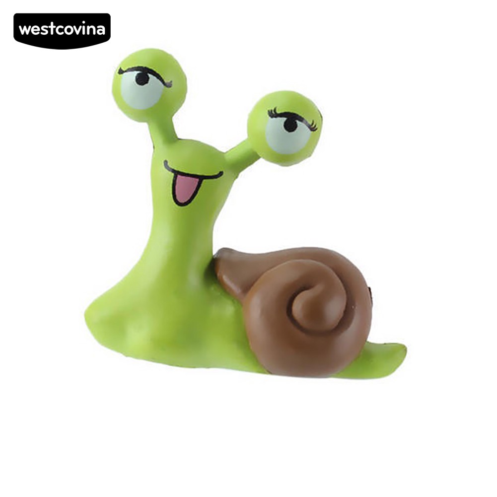 Bộ 2 Mô Hình Ốc Sên Mini Trang Trí Sân Vườn