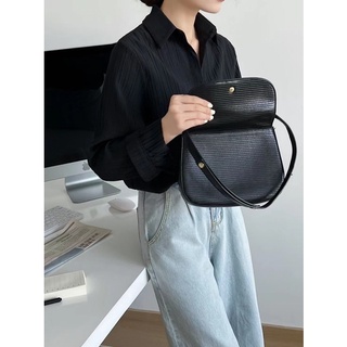 Áo sơ mi thô mềm vải dập